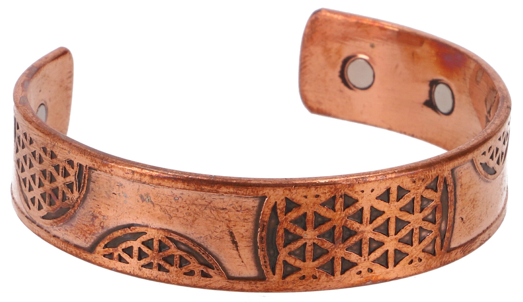 Guru-Shop Armreif Kupfer Armspange, magnetischer Kupferarmreifen..