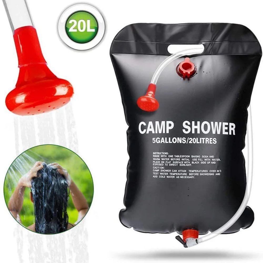 LIANNA Gartendusche Gartendusche 20L Faltbare Solardusche für Outdoor für Camping (Set, 1 St., Angeln), Jagen und Strandausflüge