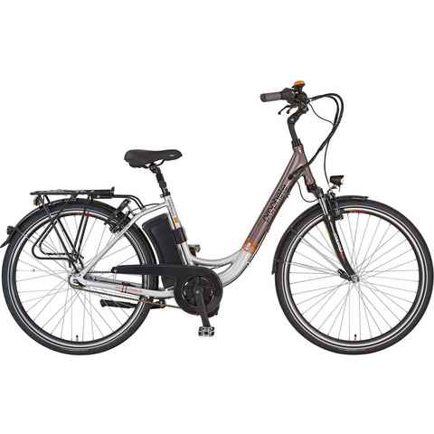 Prophete E-Bike Geniesser pro, 7 Gang Shimano Nexus Schaltwerk, Nabenschaltung, Mittelmotor, 374 Wh Akku, Pedelec