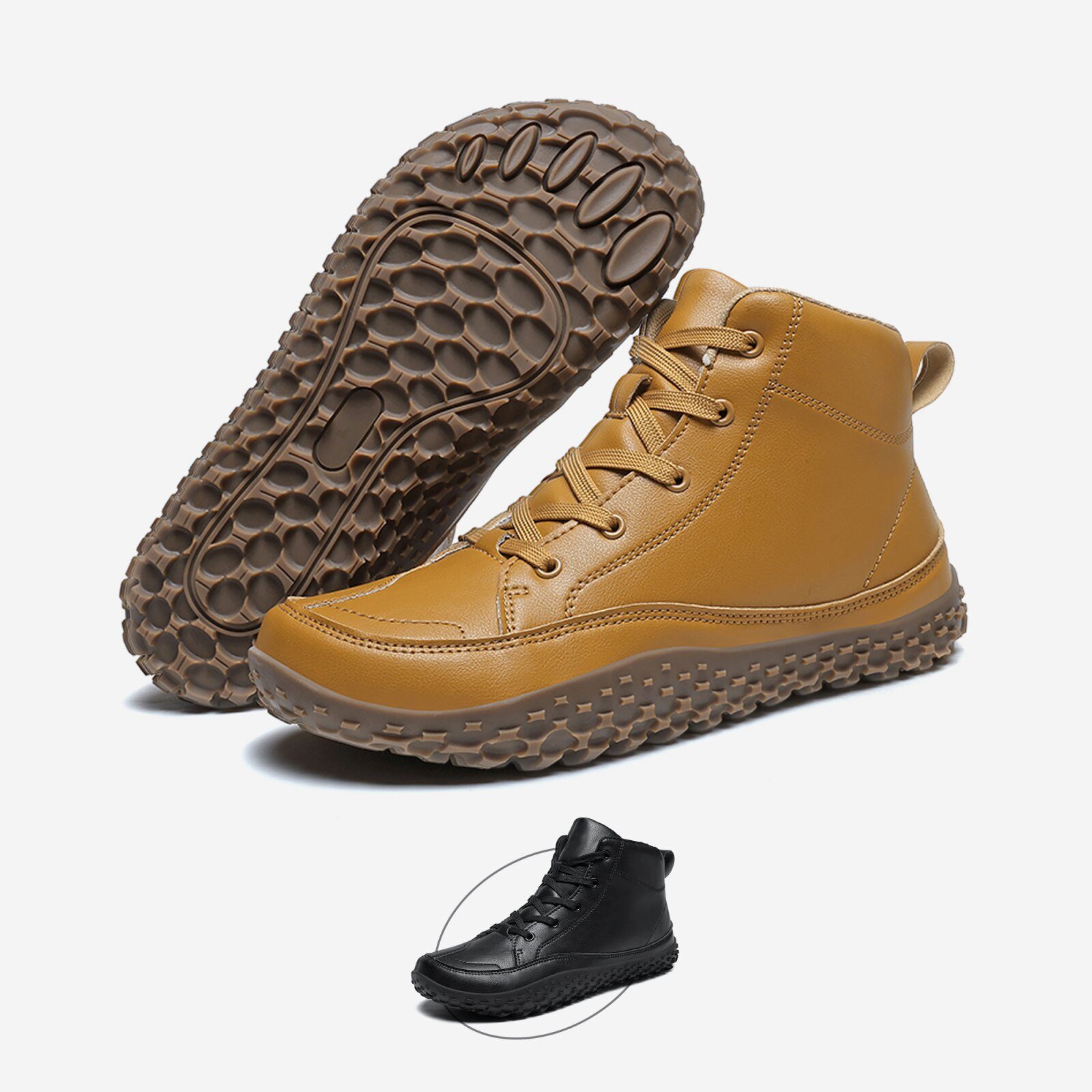 DOTALES Haven Winter Barfußschuhe Damen & Herren -Warm & Flexibel Barfußschuh Minimalschuhe