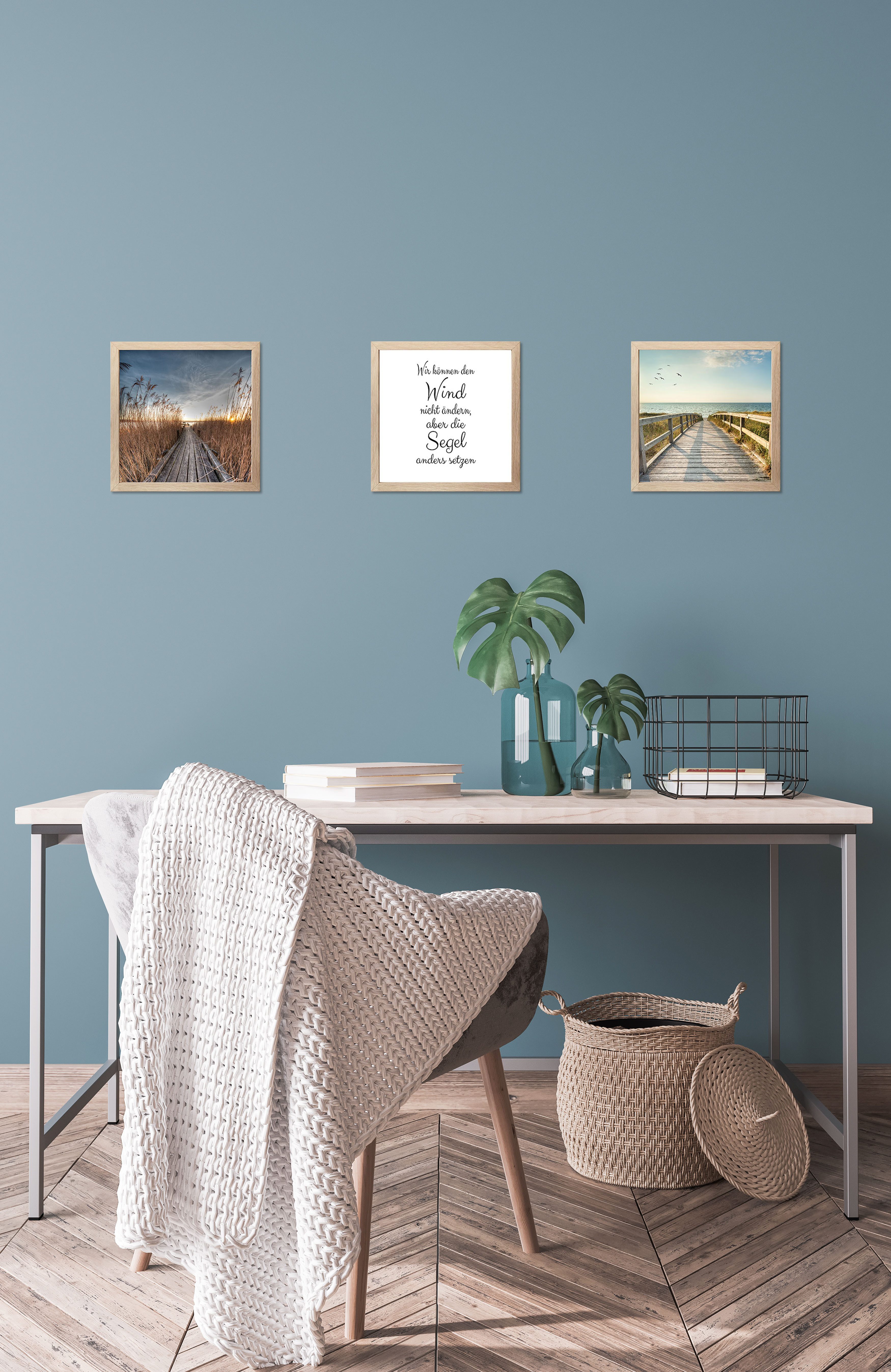Bönninghoff Bild mit Rahmen, Landschaft, Meer günstig online kaufen