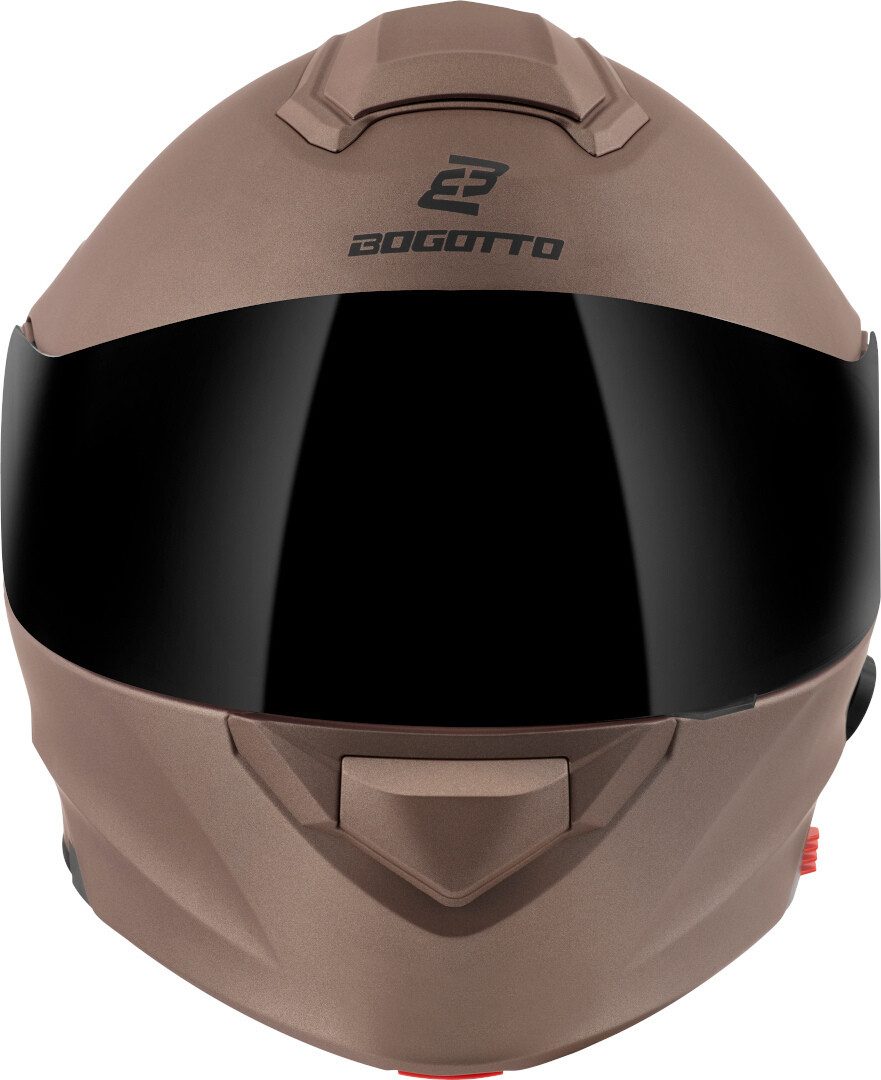 Bogotto Motorradhelm H271 BT Bluetooth Klapphelm, integriertes Kommunikationssystem,geeignet für Brillenträger,vorb