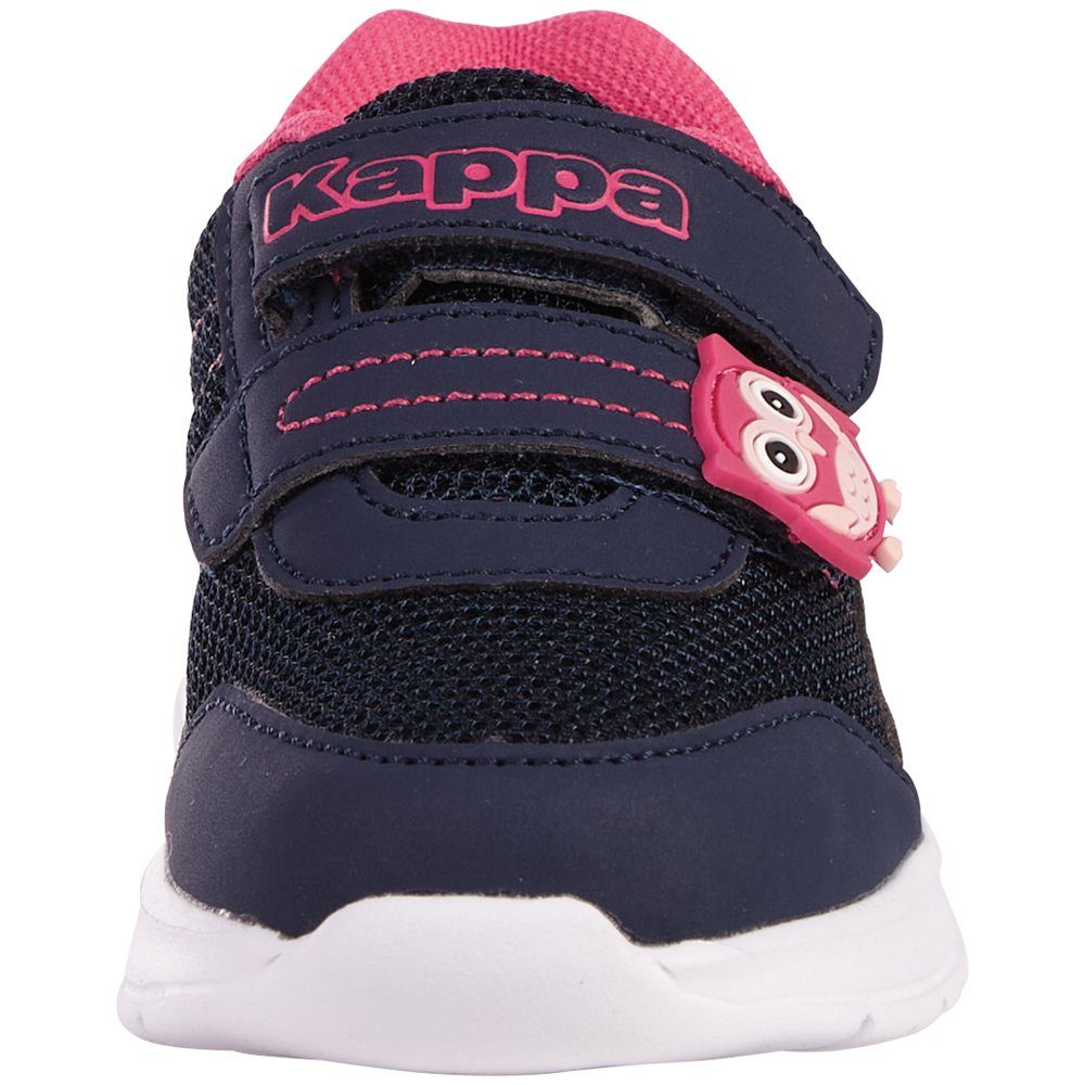 Kappa Klettschuh - niedlichen kindgerecht: navy-pink mit besonders Tierapplikationen