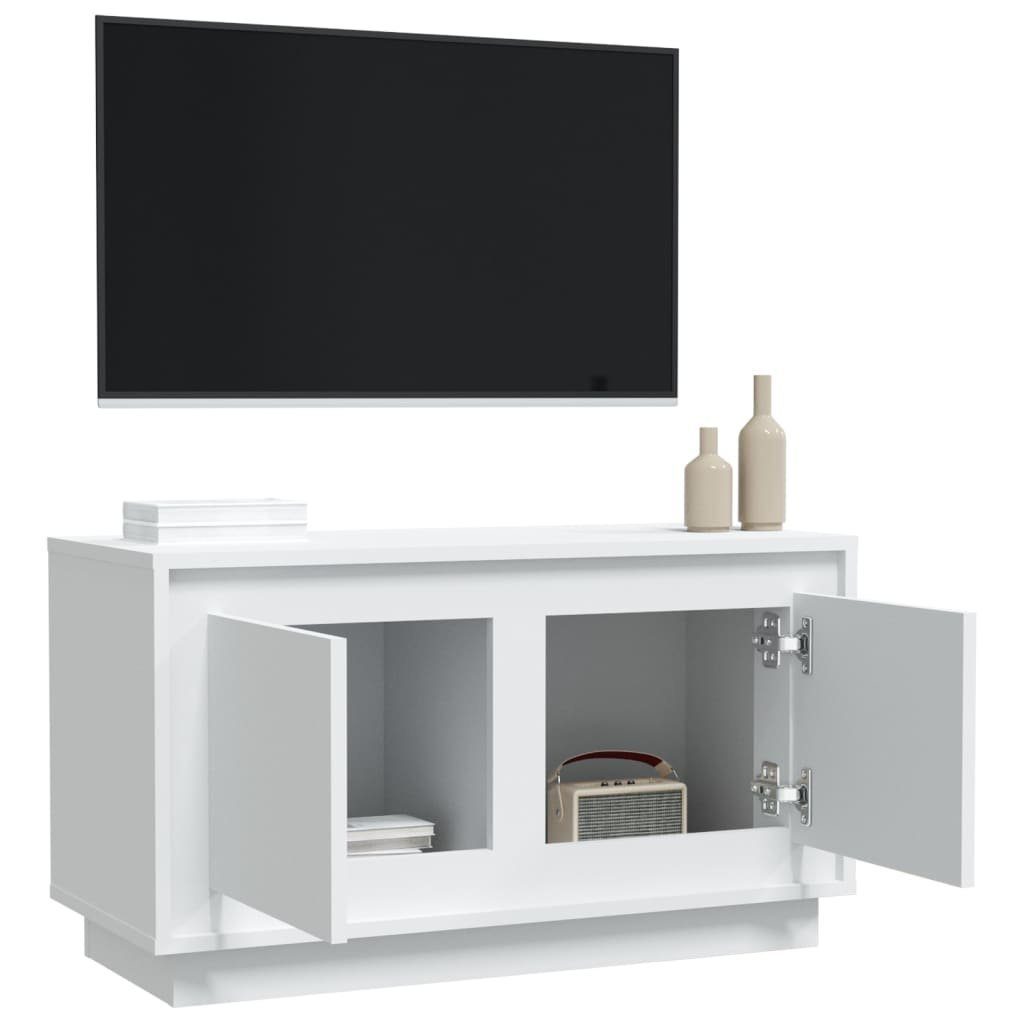 Weiß 80x35x45 (1-St) Holzwerkstoff TV-Schrank vidaXL TV-Schrank cm