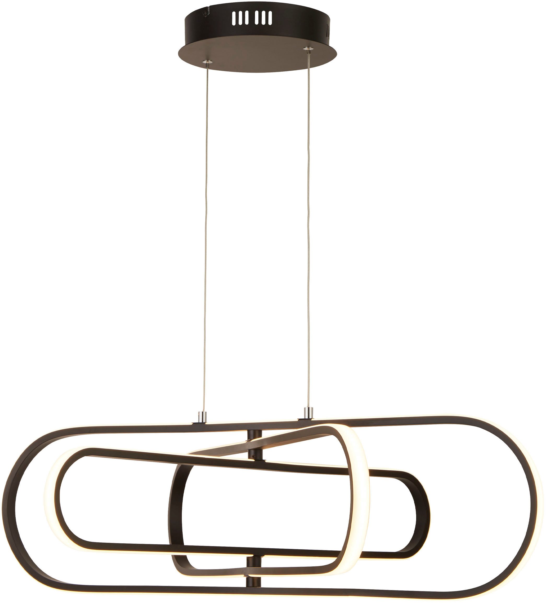 Searchlight LED-Hängeleuchte Hängeleuchte Clip, 1-flammig, LED fest integriert, Farbwechsler, Minimalistisches Ambiente