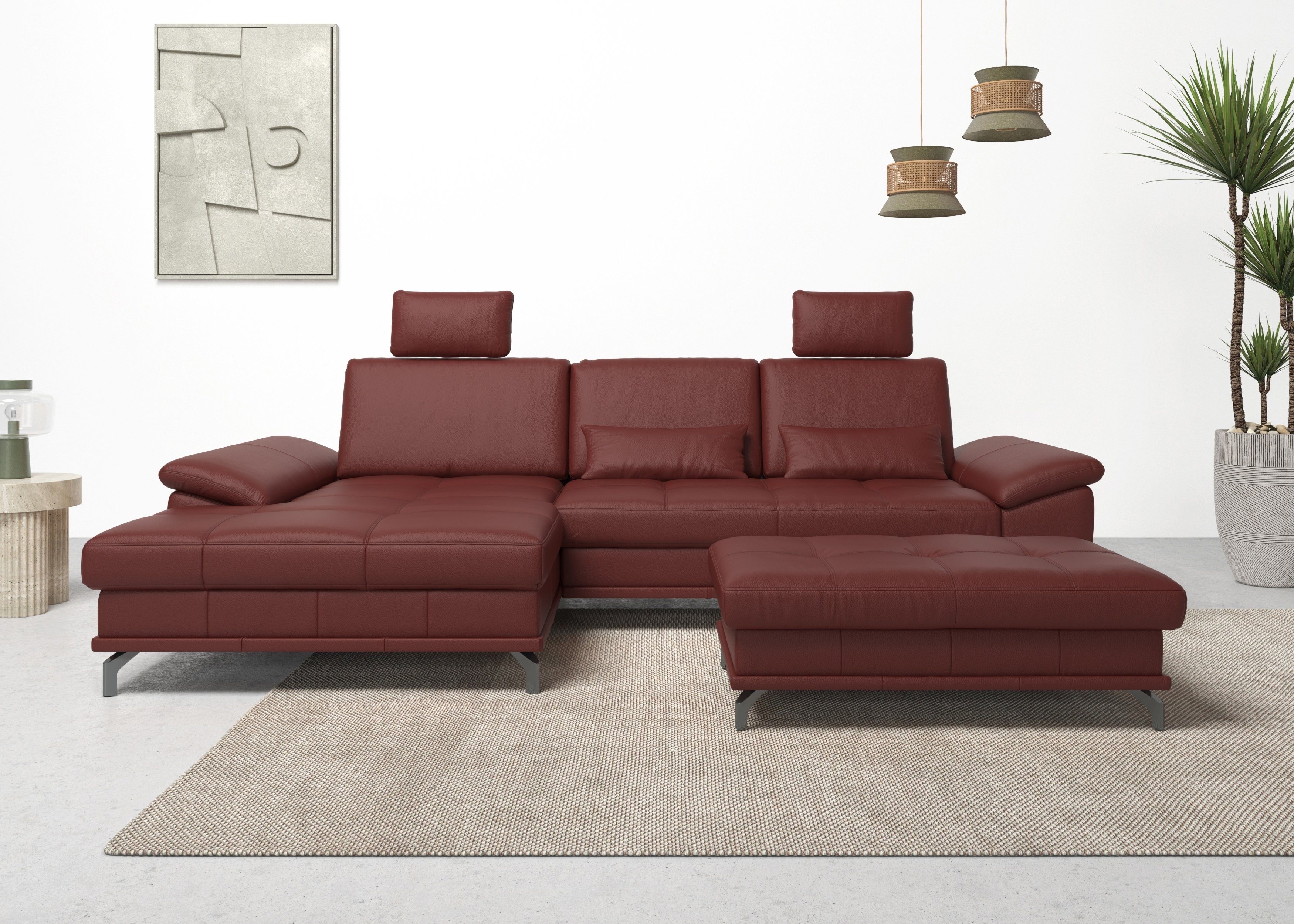 Places of Style Ecksofa Costello L-Form, günstig online kaufen