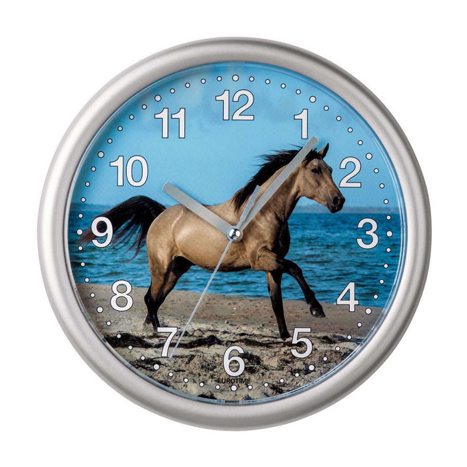 EUROTIME Wanduhr Kinderwanduhr Pferd günstig online kaufen