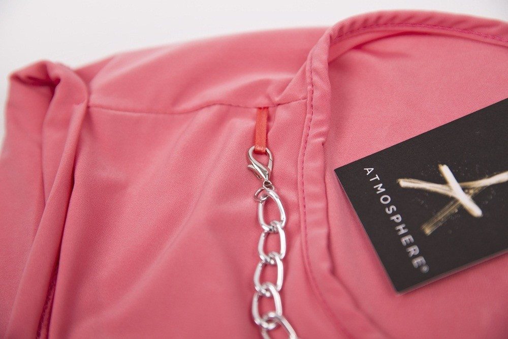 Sarcia.eu Blusentop Korallenrote Bluse + Kette S