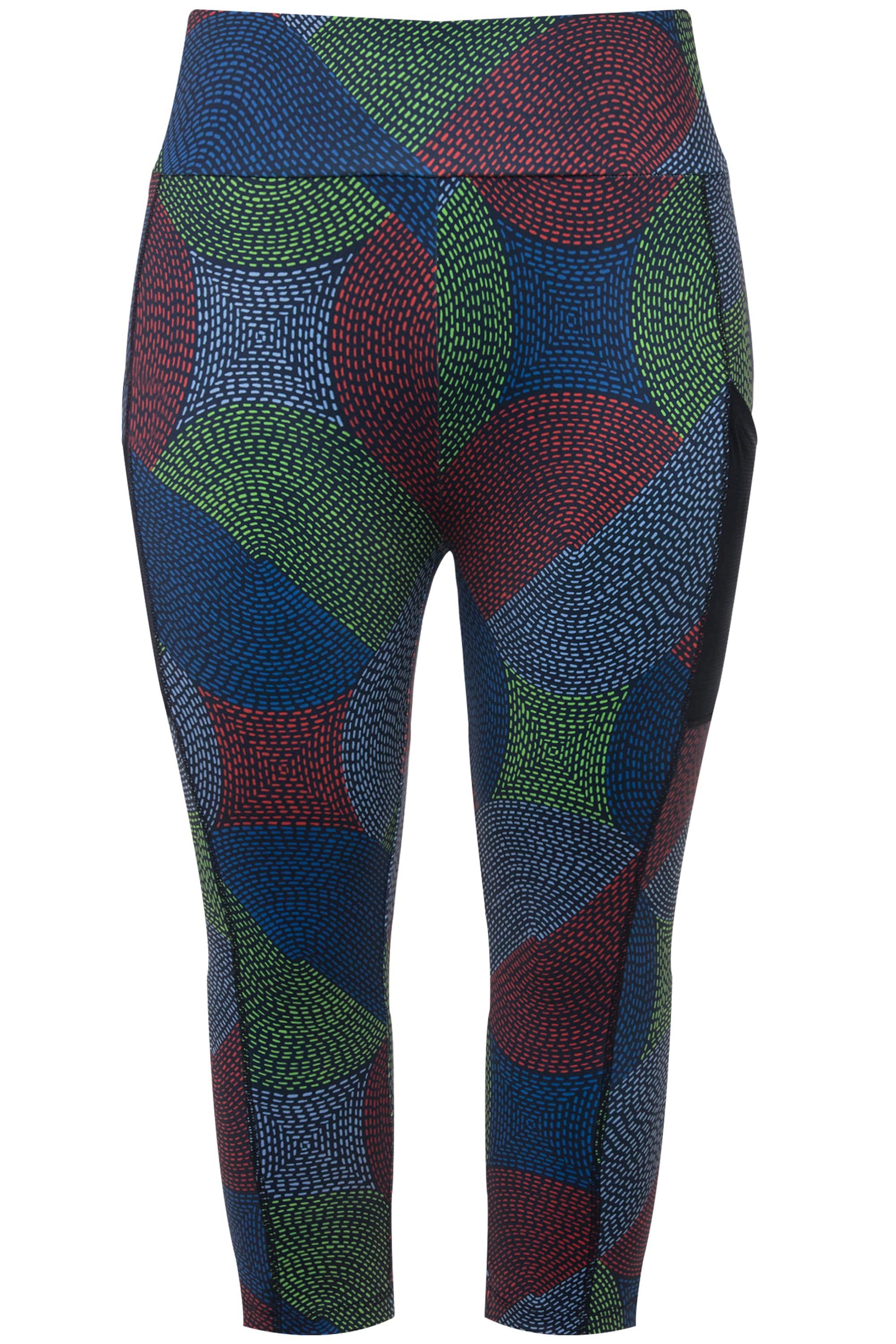 Ulla Popken Lederimitathose 3/4-Funktionsleggings schnelltrocknend recycelt günstig online kaufen