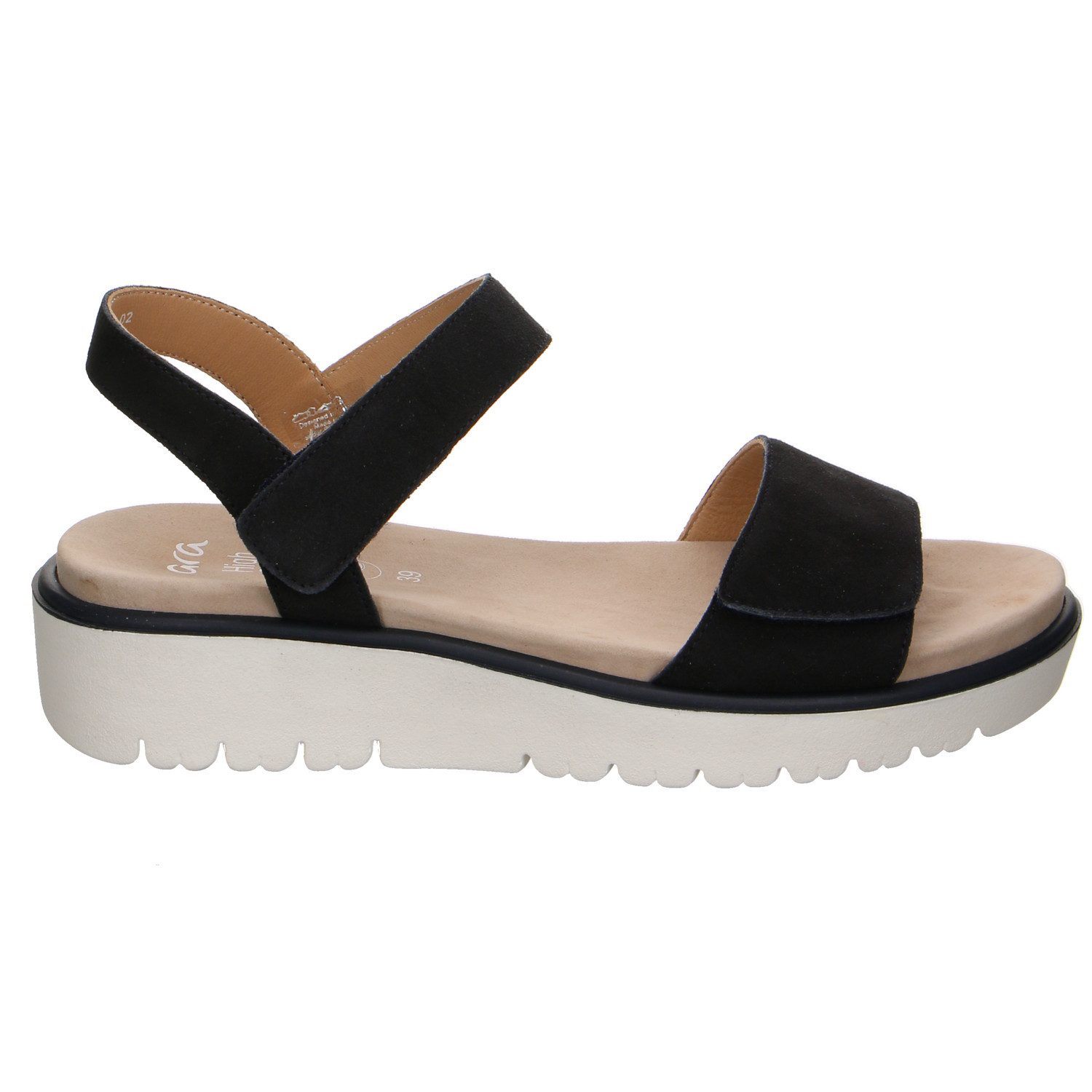 Ara Ara Bilbao Velour Comfort Sandale blau Trekkingsandale
