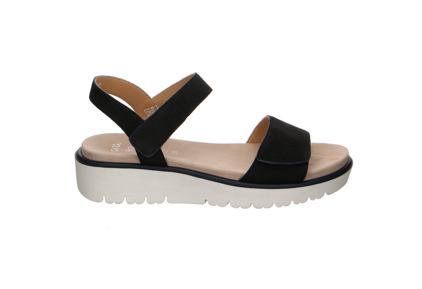 Ara Ara Bilbao Velour Comfort Sandale blau Trekkingsandale