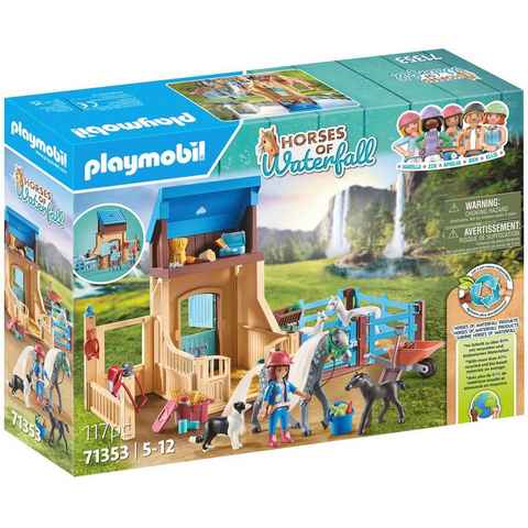 Playmobil® Konstruktions-Spielset Amelia & Whisper mit Pferdebox (71353), Horses of Waterfall, (117 St), teilweise aus recyceltem Material