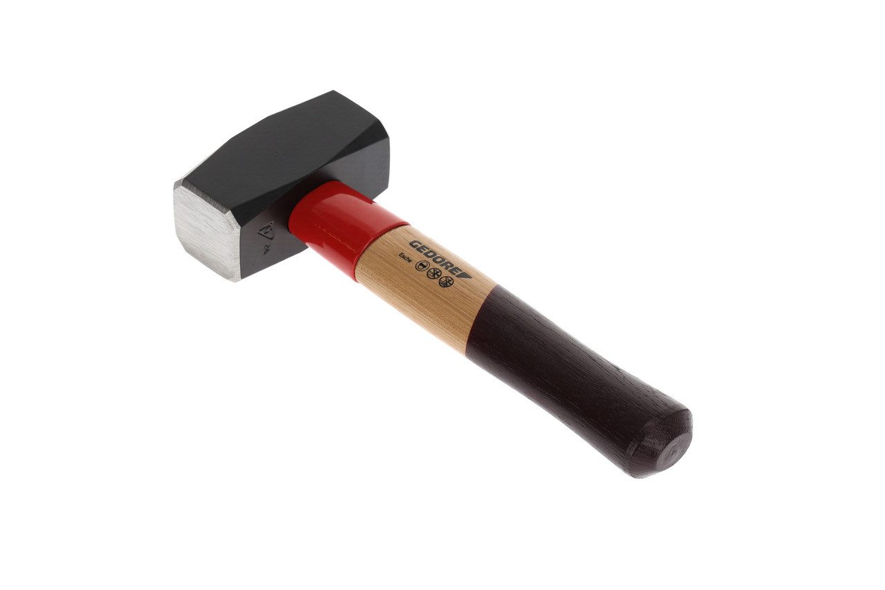 Gedore Hammer 620 H-1500 Fäustel ROTBAND-PLUS mit Hickorystiel, 1500 g