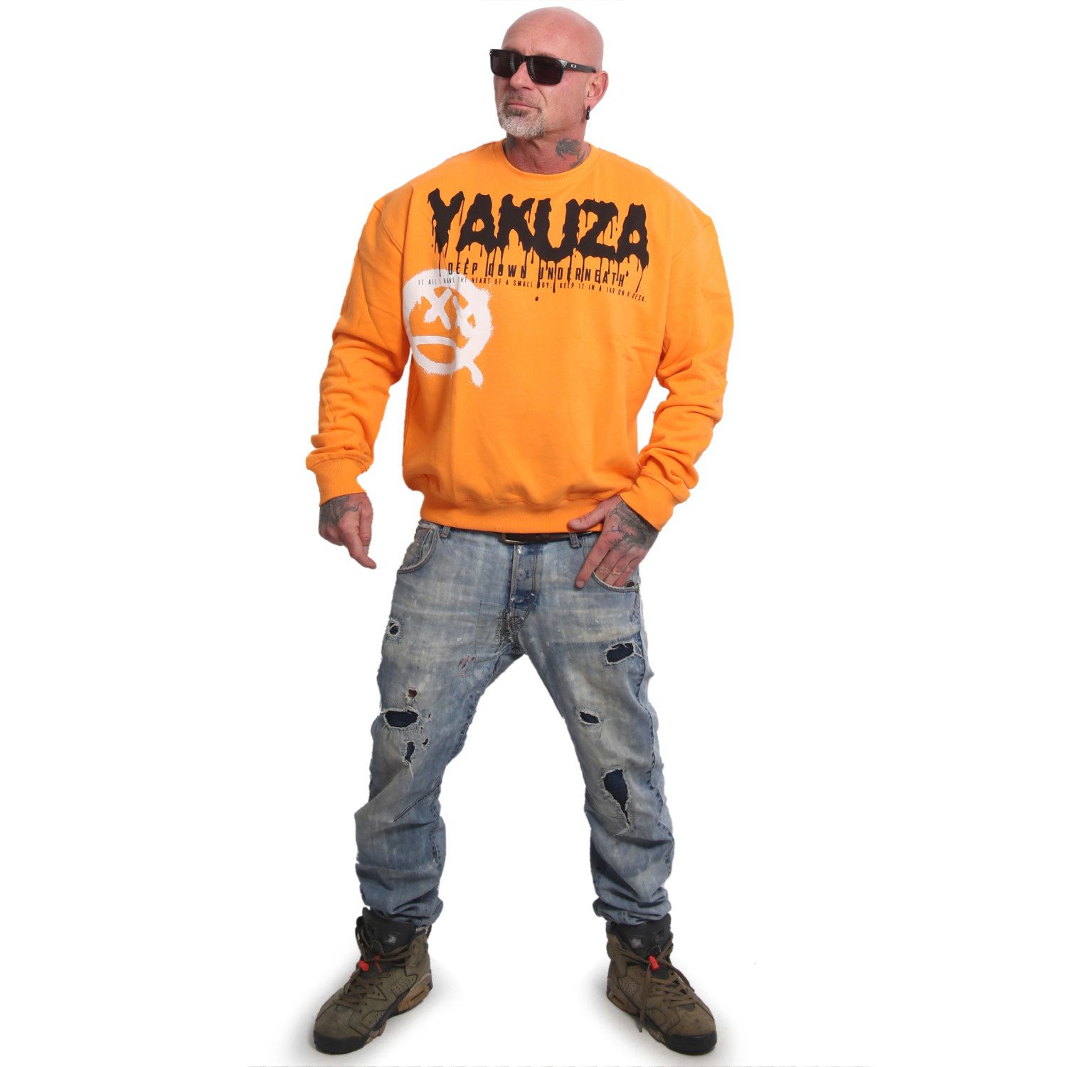 YAKUZA Sweatshirt Deep Down V02 im Oversized Look