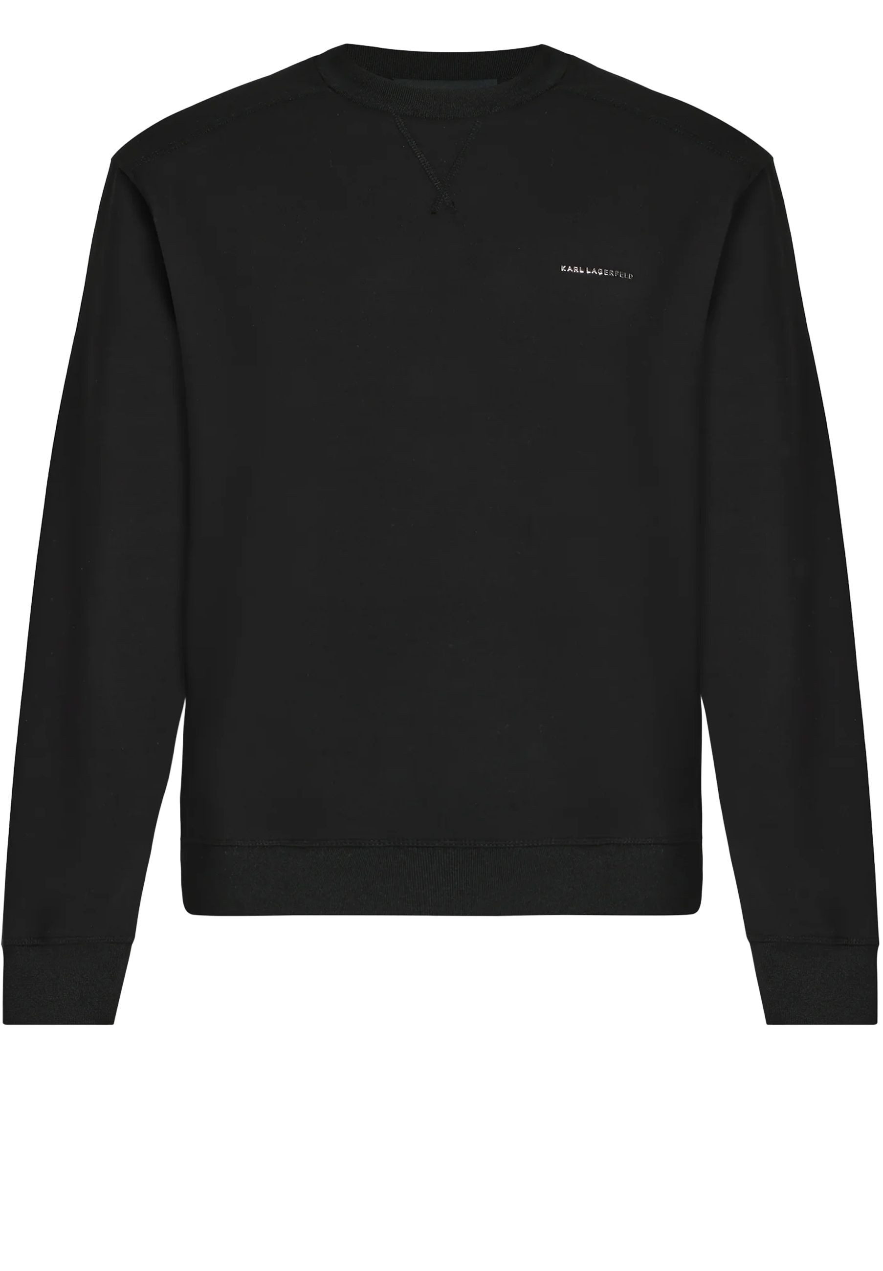 LAGERFELD Sweatshirt mit Logo-Schriftzug aus Metall (1-tlg)