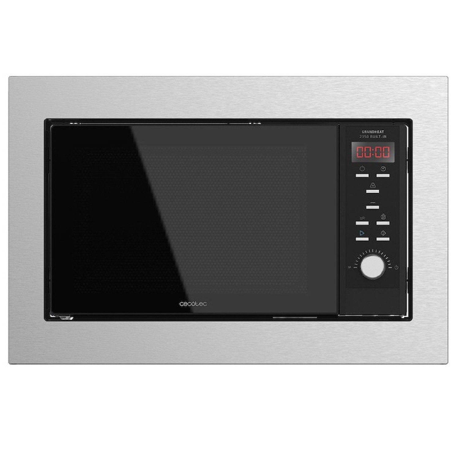 Cecotec Mikrowelle, Grandheat 2350 Built-In Steel Black