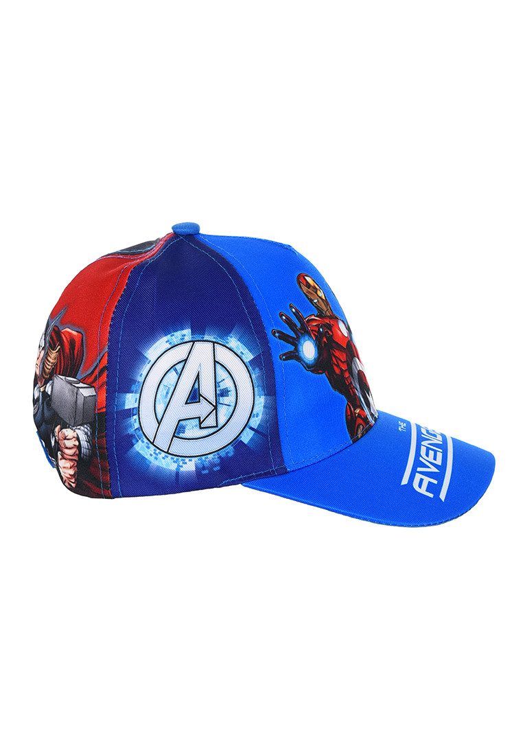 The AVENGERS Snapback Cap Kinder Basecap blau Marvel Motiv