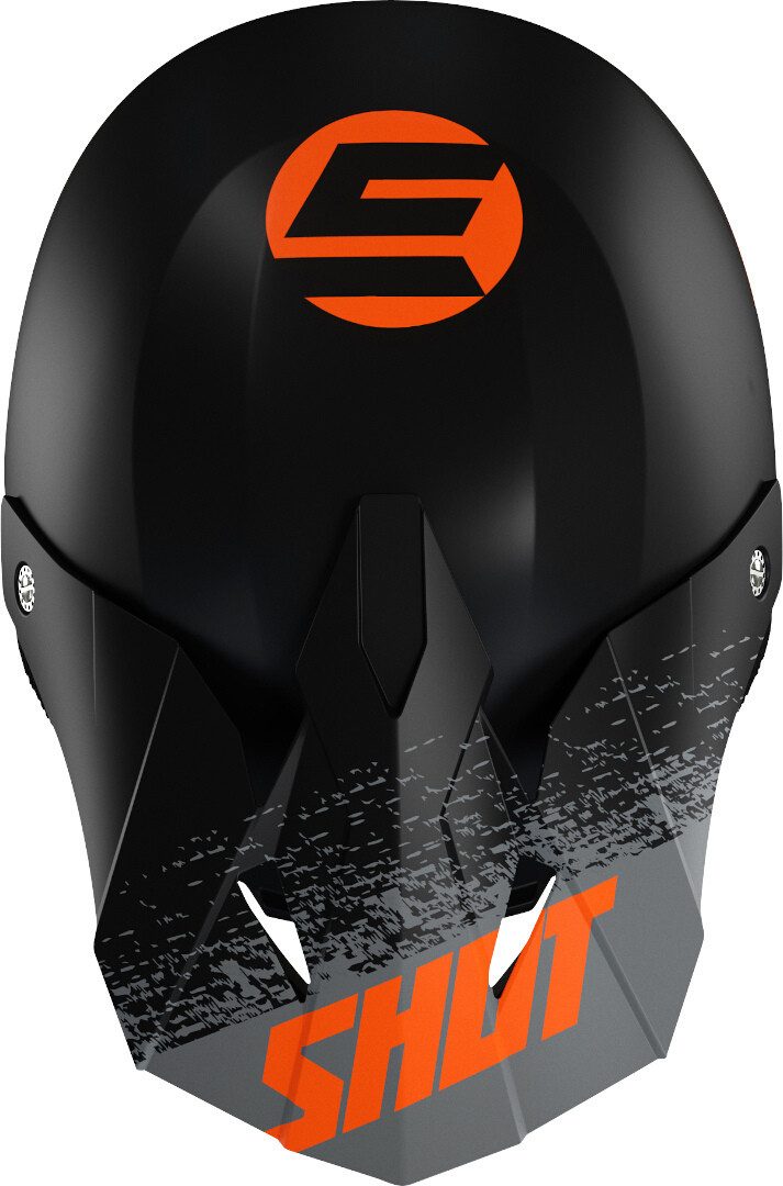 Shot Motocrosshelm Furious Roll Motocross Helm, Belüftet