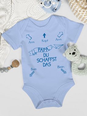 Shirtracer Shirtbody Papa, du schaffst das! Junge Strampler Baby Mädchen & Junge