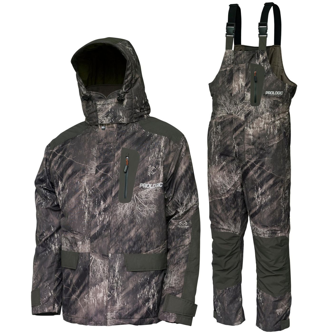 Prologic Winterjacke Prologic Highgrade RT Thermo Suit Camo/Green - Thermoanzug