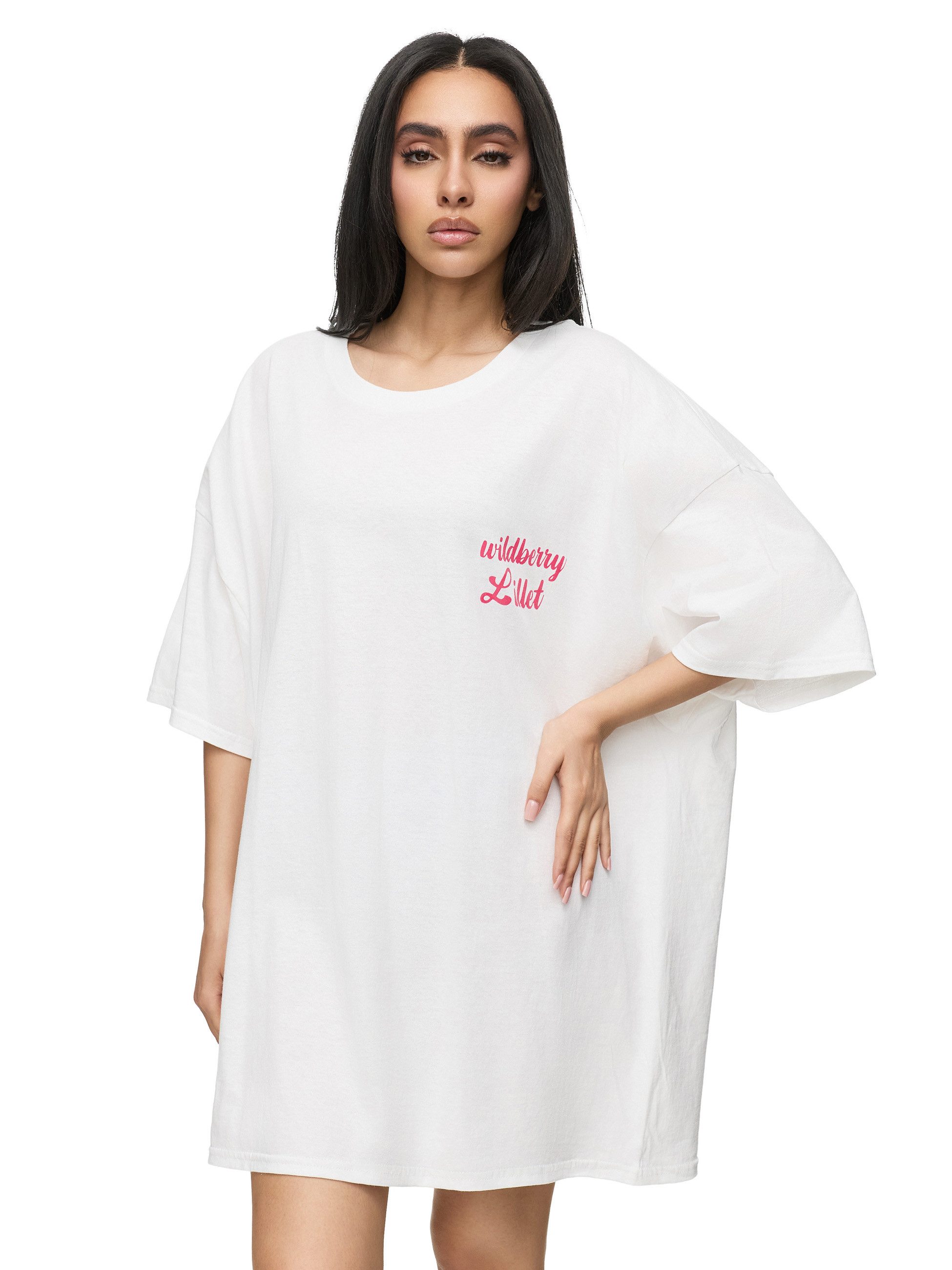 Worldclassca T-Shirt Worldclassca Oversized Print WILDBERRY LILLET T-Shirt günstig online kaufen