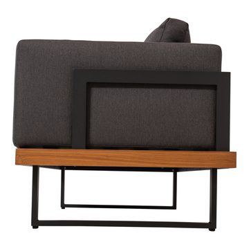 Matodi Loungeset 3-Sitzer GRANADA, flexibel anstellbarer Hocker