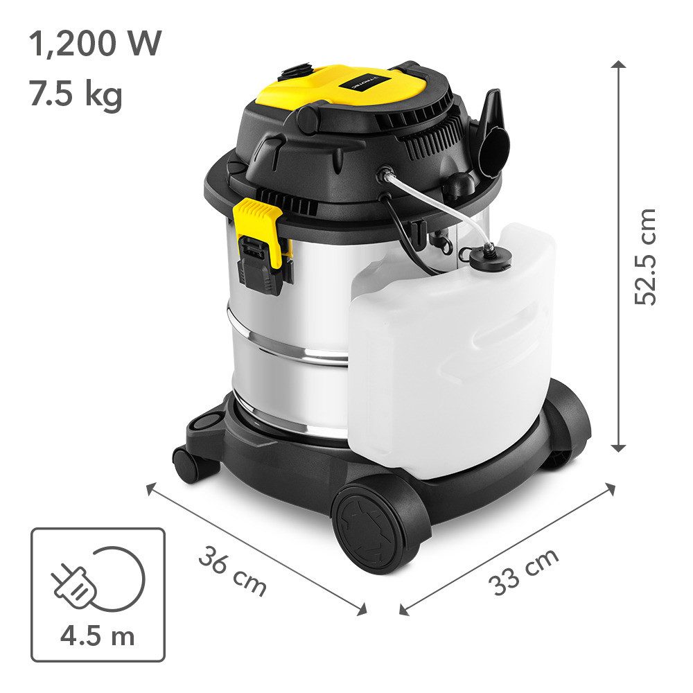 TROTEC Nass-Trocken-Sauger VC 1200W, 4-in-1-Mehrzwecksauger