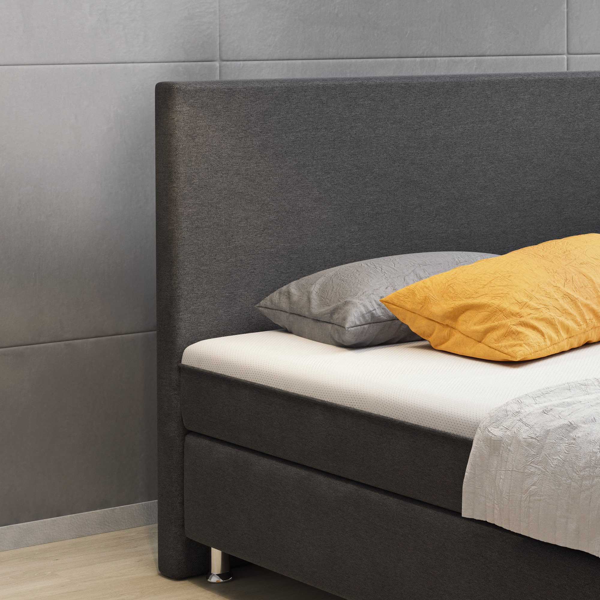 inter Boxspringbett Berlin 180x200 cm Doppelbett (Boxspringbett Set, Boxspr günstig online kaufen