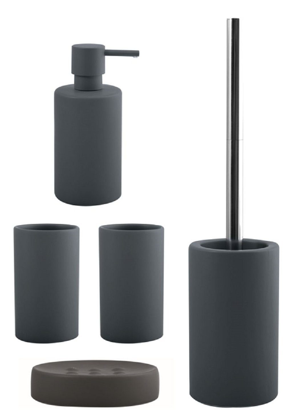 spirella Badaccessoires-Sets TUBE MATT BUNT, Zubehör-Set aus hochwertiger K günstig online kaufen