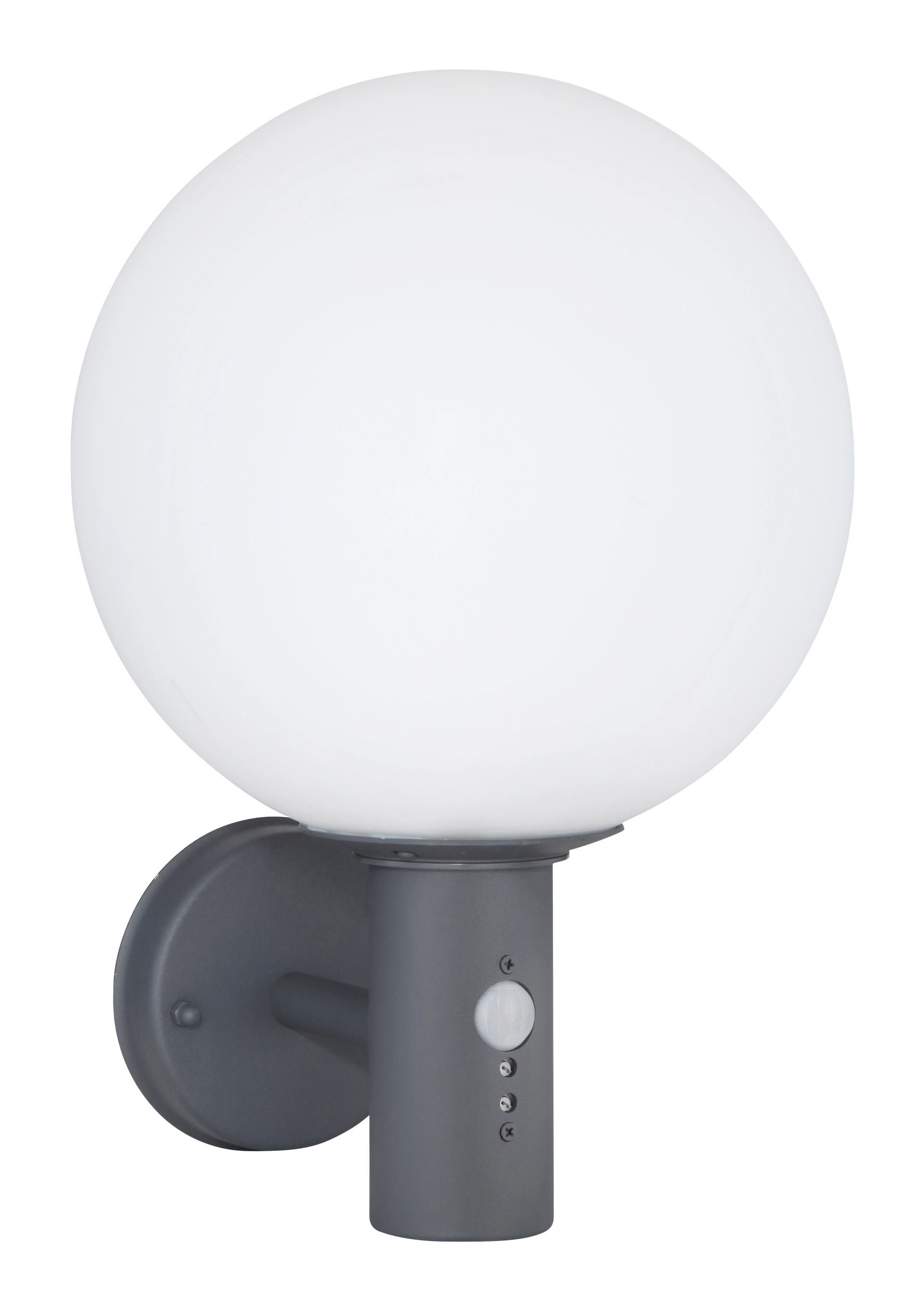 GLOBO LIGHTING LED Außen-Wandleuchte OSSY, Leuchtmittel wechselbar, Warmweiß, Wandlampe mit Bewegungsmelder, Sensor, automatisches Einschalten