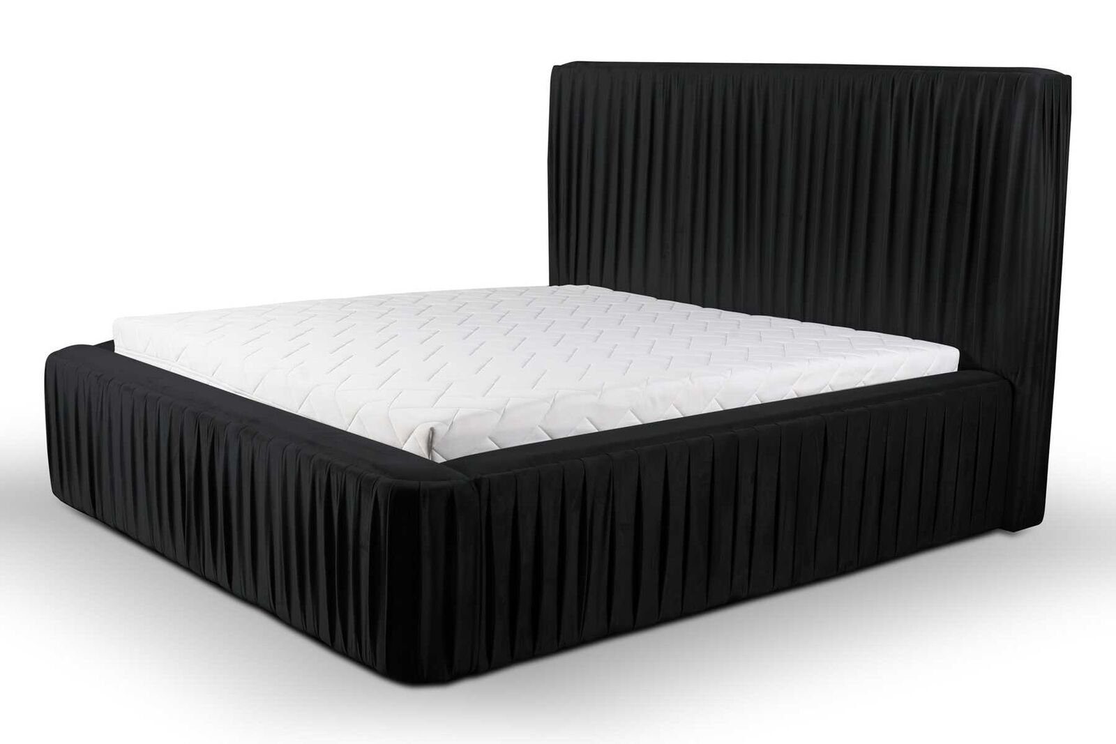 Luxus Schlaf JVmoebel Design Hotel Bett), Schwarz (1-tlg., Bett Made Luxus Zimmer Europa Betten Bett Doppel in 1x