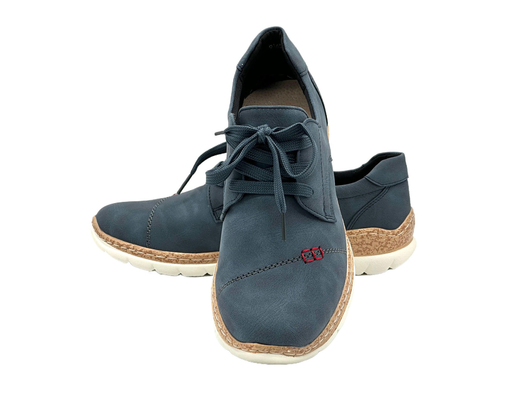 Nowaland Damen Komfort-Halbschuh Schnürschuh Leichtes Design mit strukturierter Komfortsohle für angenehmes Gehen