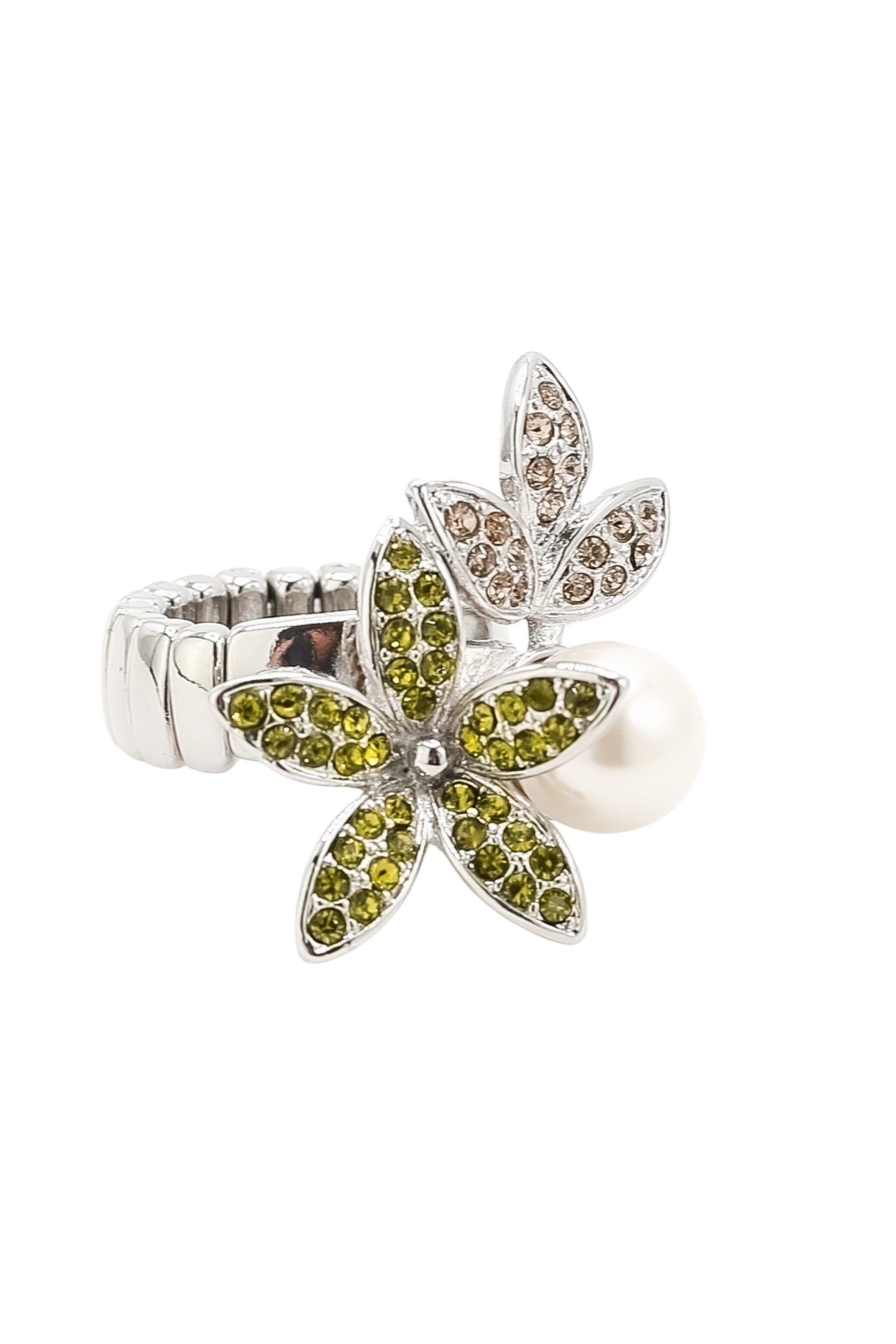 COLLEZIONE ALESSANDRO Fingerring Blütenzauber