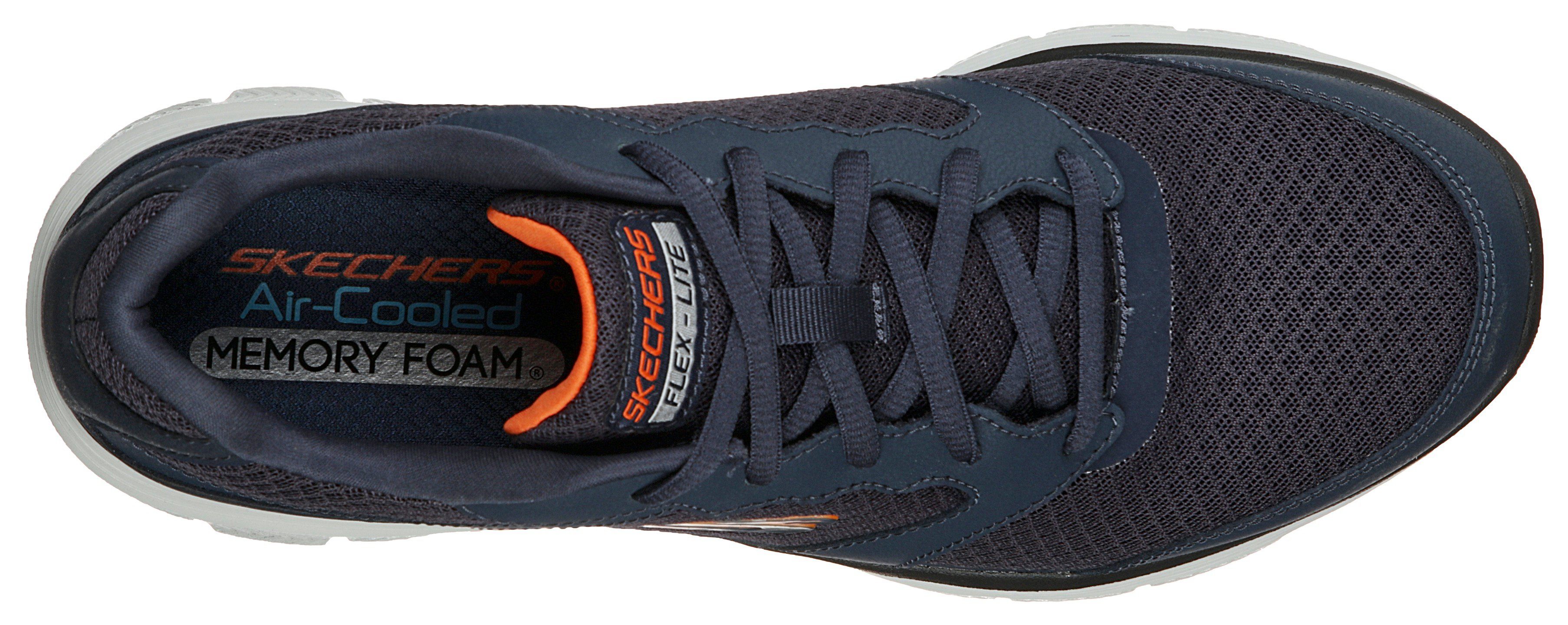 Skechers FLEX ADVANTAGE 4.0 Sneaker navy mit Profil leichtem