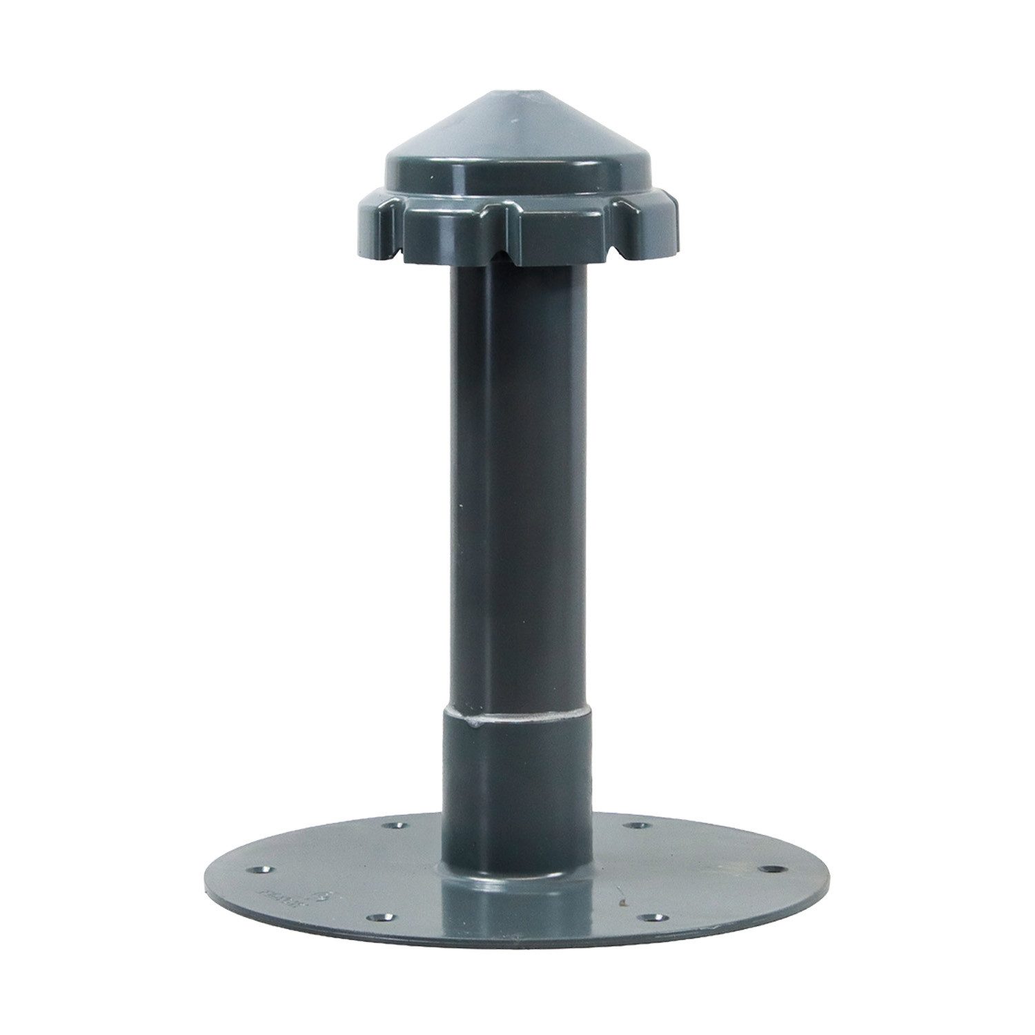 FLECK Dachdurchführung Flachdachlüfter mit Flansch aus Hart-PVC DN50