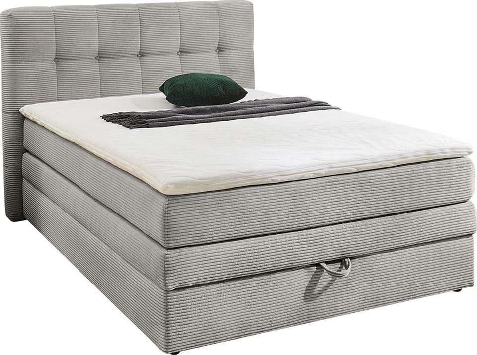Jockenhöfer Gruppe Boxspringbett Amy, mit Bettkasten und Kaltschaum-Topper, günstig online kaufen