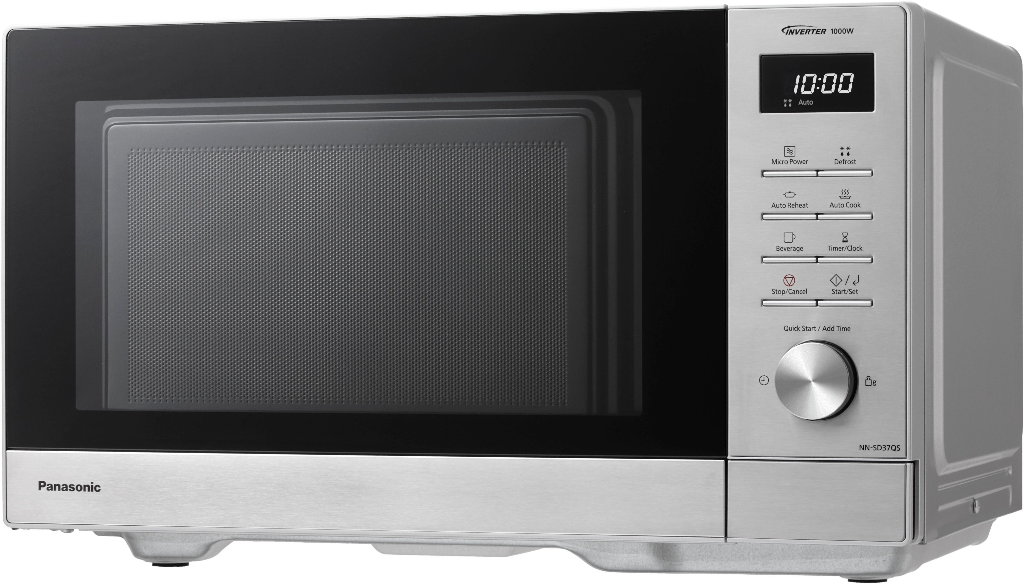 Panasonic Mikrowelle NN-SD37QSEPG, Mikrowelle, 29 l, Inverter Technologie