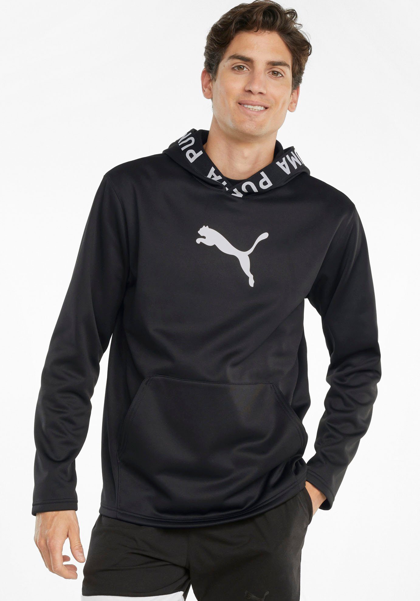 PUMA Trainingsshirt TRAIN PWR FLEECE HOODIE Puma Black