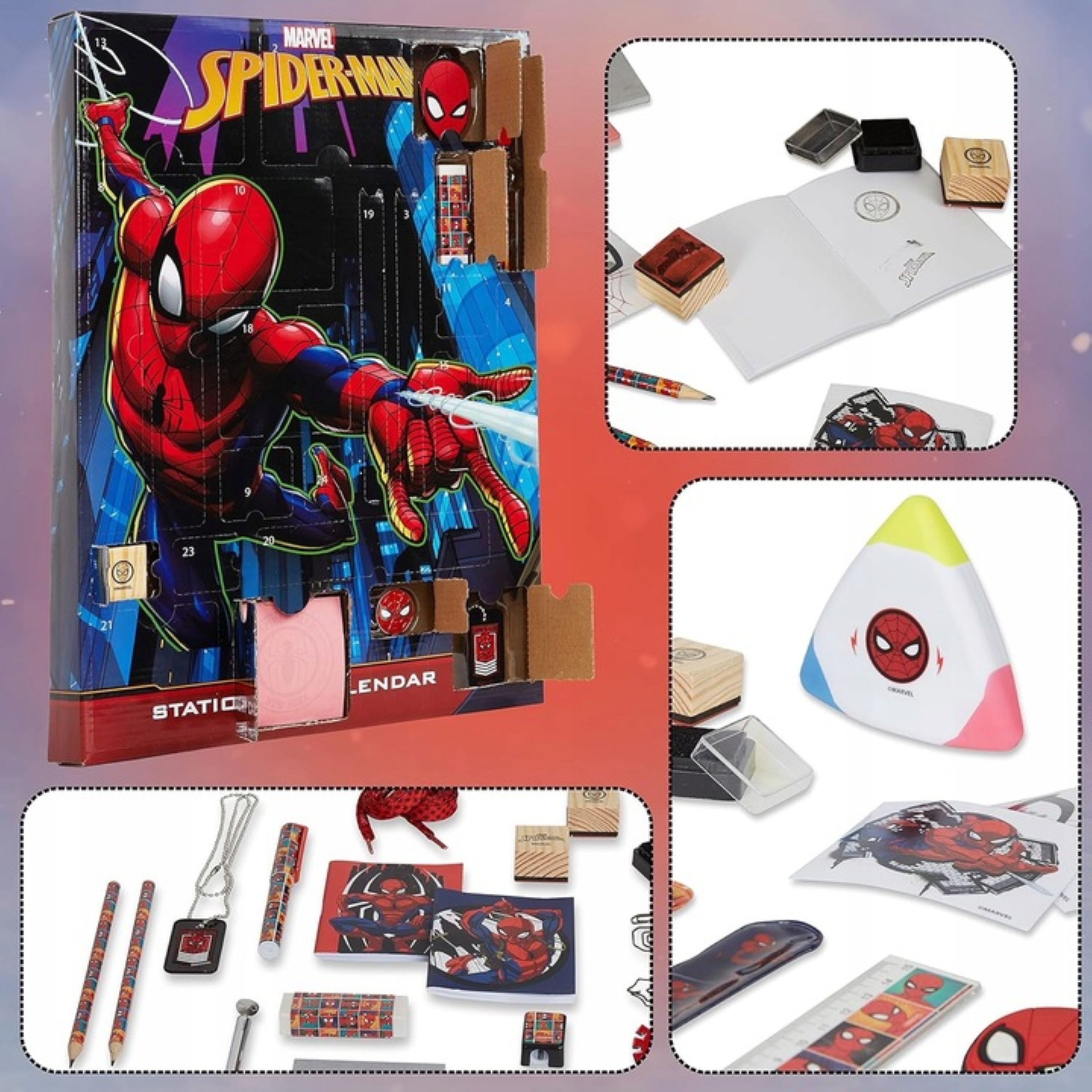 Festivalartikel Adventskalender Adventskalender MARVEL SPIDERMAN berraschungen Kinder (1-tlg)