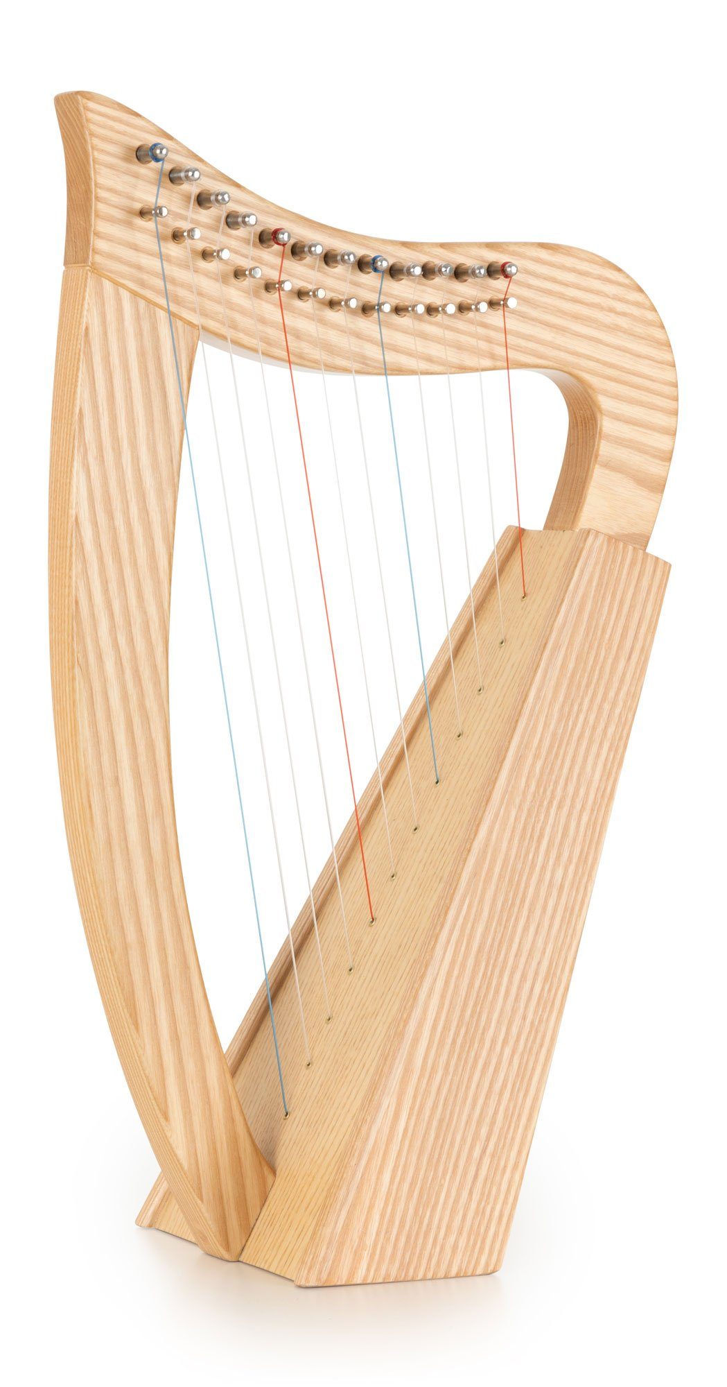 Classic Cantabile Konzertgitarre Keltische Harfe 12 Струны, Inkl. Tasche und 2 Stimmschlüssel, Kompakte Celtic Harp aus Eschenholz - in C-Dur gestimmt