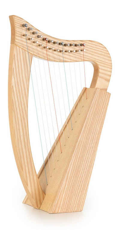 Classic Cantabile Gitarre »Keltische Harfe - Kompakte Celtic Harp aus Eschenholz - 12 Saiten - In C-Dur gestimmt - Inklusive Tasche und 2 Stimmschlüssel - Höhe: 51 cm«
