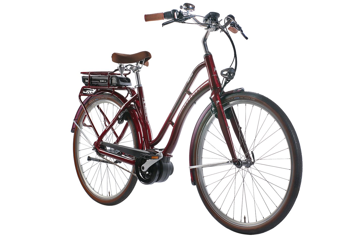 Pegasus E-Bike Pegasus Tourina E7F 500 Wh Damen rot 2024, 7 Gang SHIMANO Nexus inter 7 mit Freilauf, Nabenschaltung, Bosch Active Line Plus, 500 Wh