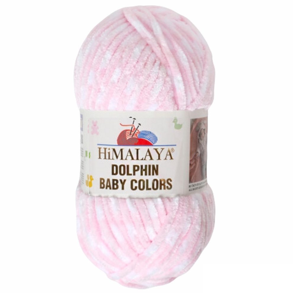 Himalaya Strickfein Himalaya Dolphin Baby Colors Bulky Chenille 80424 Häkelwolle