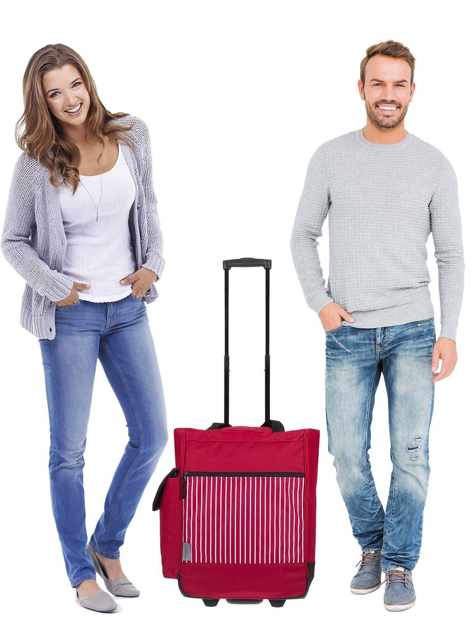 Alessandro Salvatore Einkaufstrolley Pro Shopping Trolley Einkaufswagen, Shoppingroller Einkaufsroller Trolly + Thermotasche
