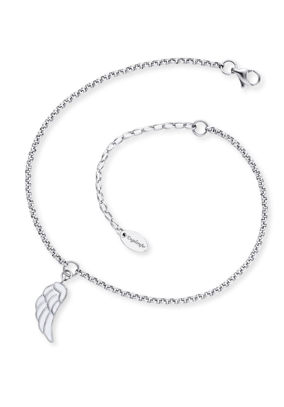 Engelsrufer Fußkette Flügel mit Emaille, ERFS-LILWING-PE, günstig online kaufen
