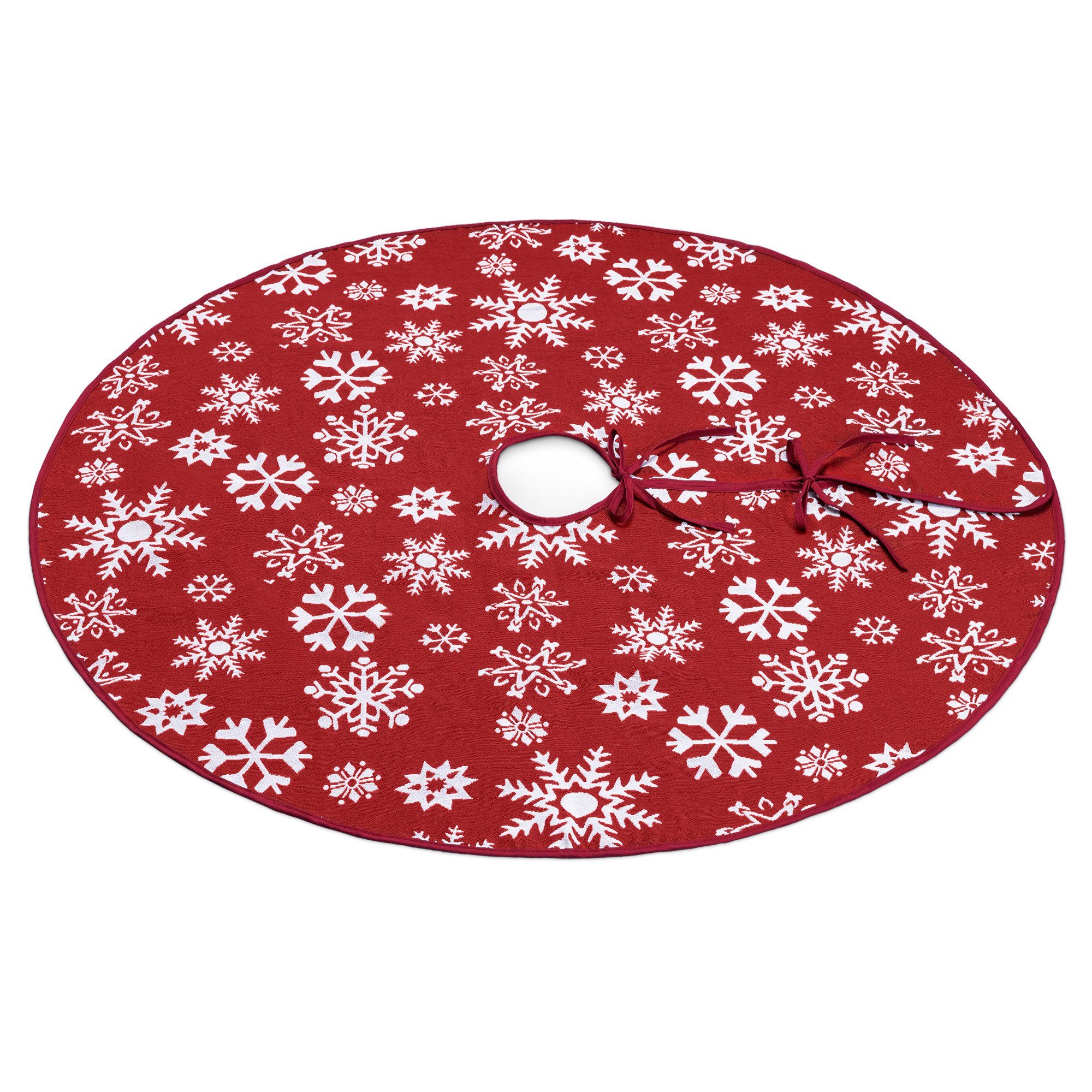 Navaris Christbaumschmuck, Weihnachtsbaumdecke Baumrock rund