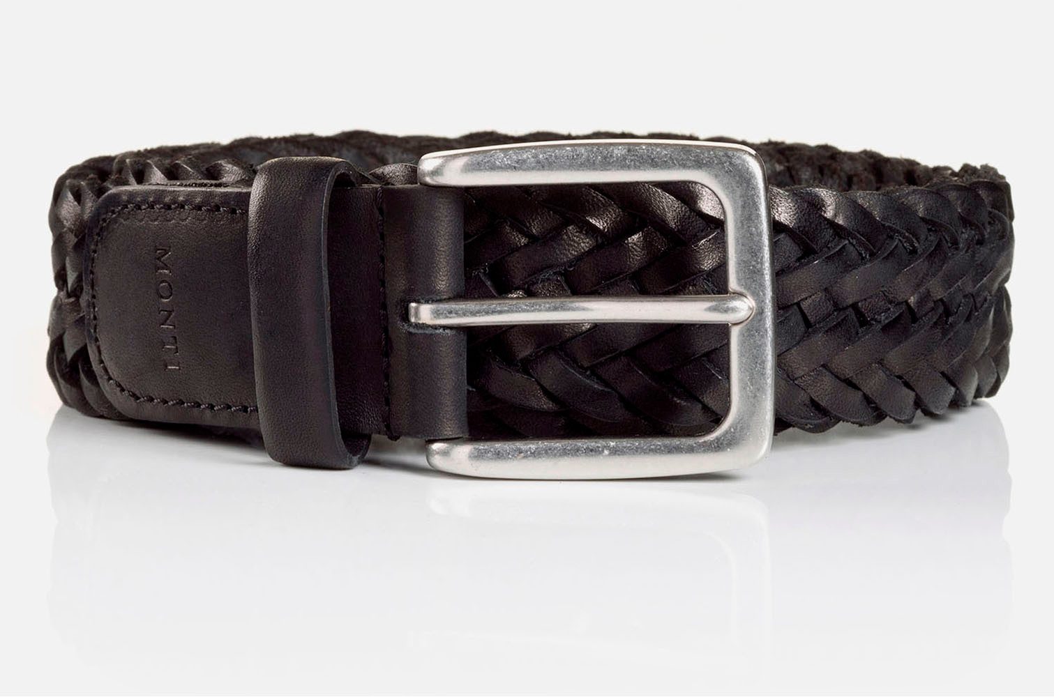 MONTI Ledergürtel 3,5 cm breit, Business-Casual, günstig online kaufen