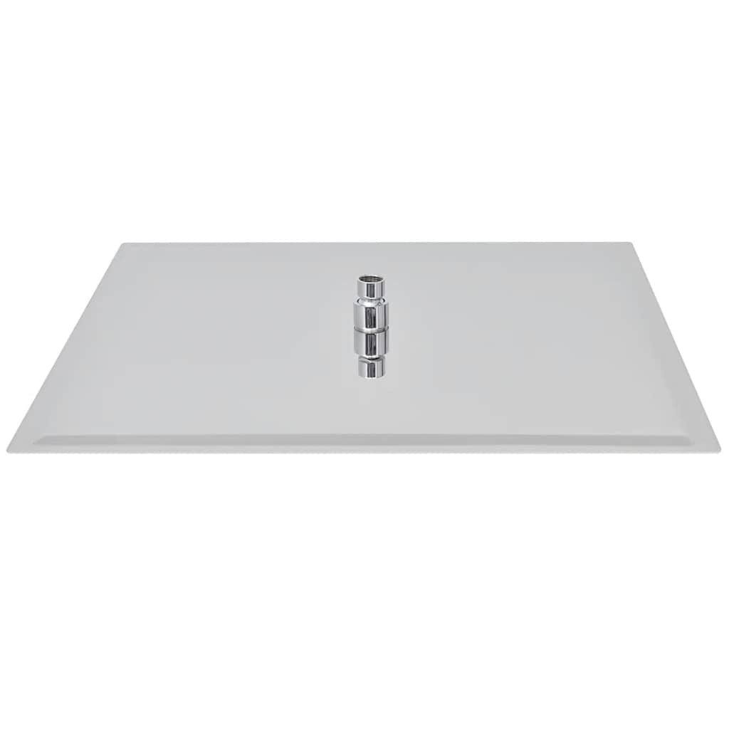 vidaXL Regenduschkopf Regenbrause Edelstahl 50x50 cm Quadratisch, (1-tlg), Duschkopf Edelstahl 50x50cm Quadrat Kopfbrause Regendusche Brausekopf – Bild 3 von 5