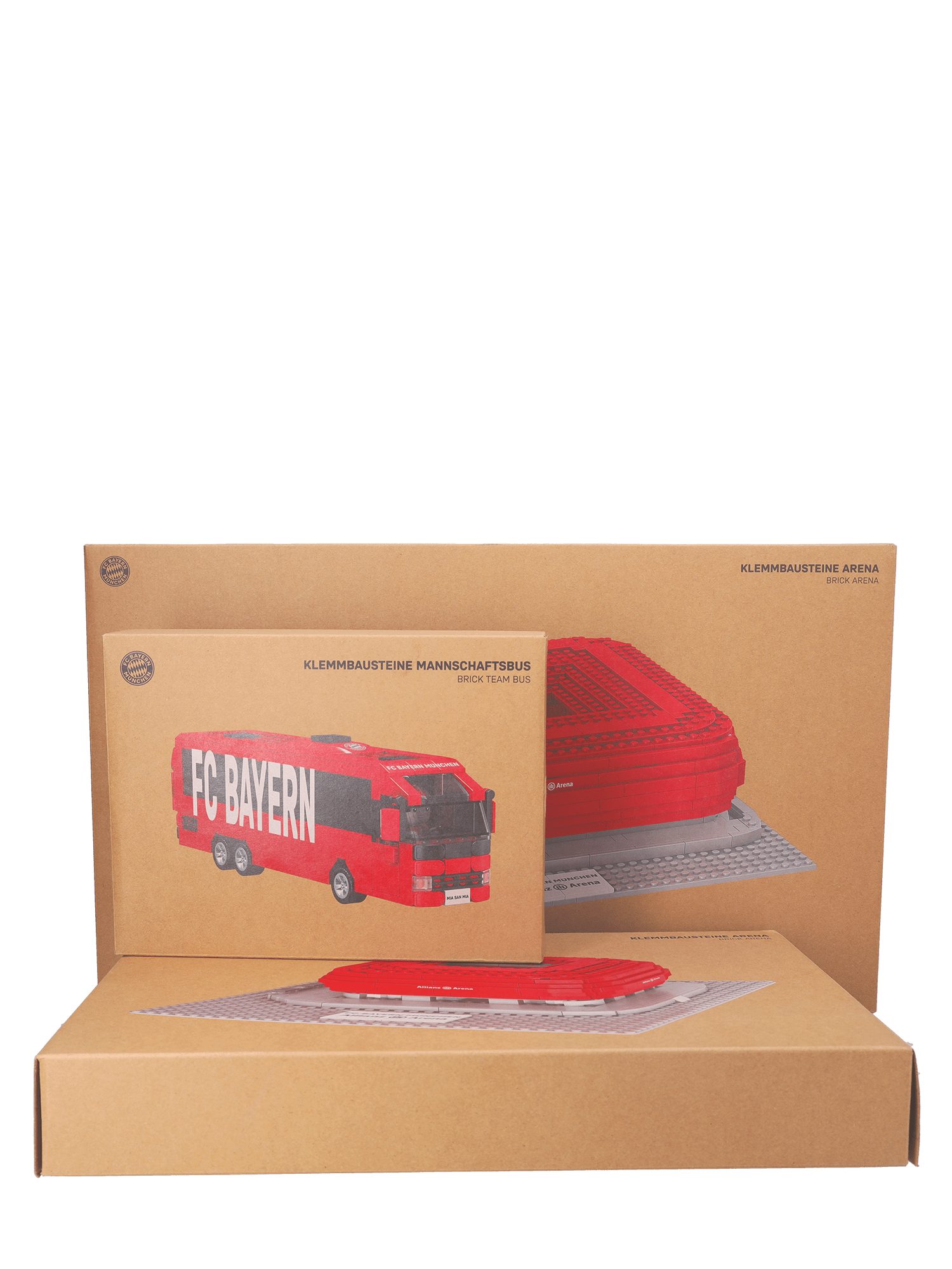 FC Bayern München Spiel FC Bayern München Klemmbausteine Arena (Rot)