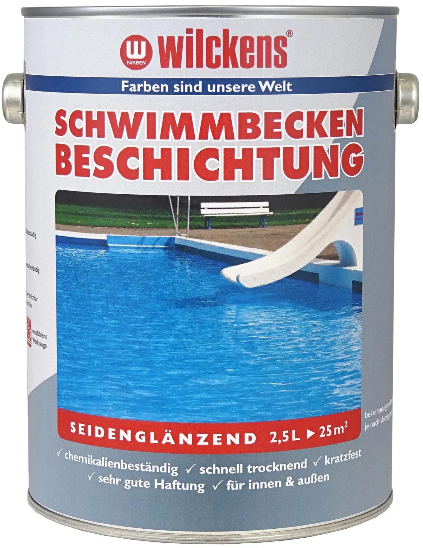 Wilckens Farben Lack Wilckens Schwimmbeckenbeschichtung Poolblau